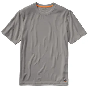 40 Grit Men's Smoky Grey Performance Relaxed Fit Pocket Tee