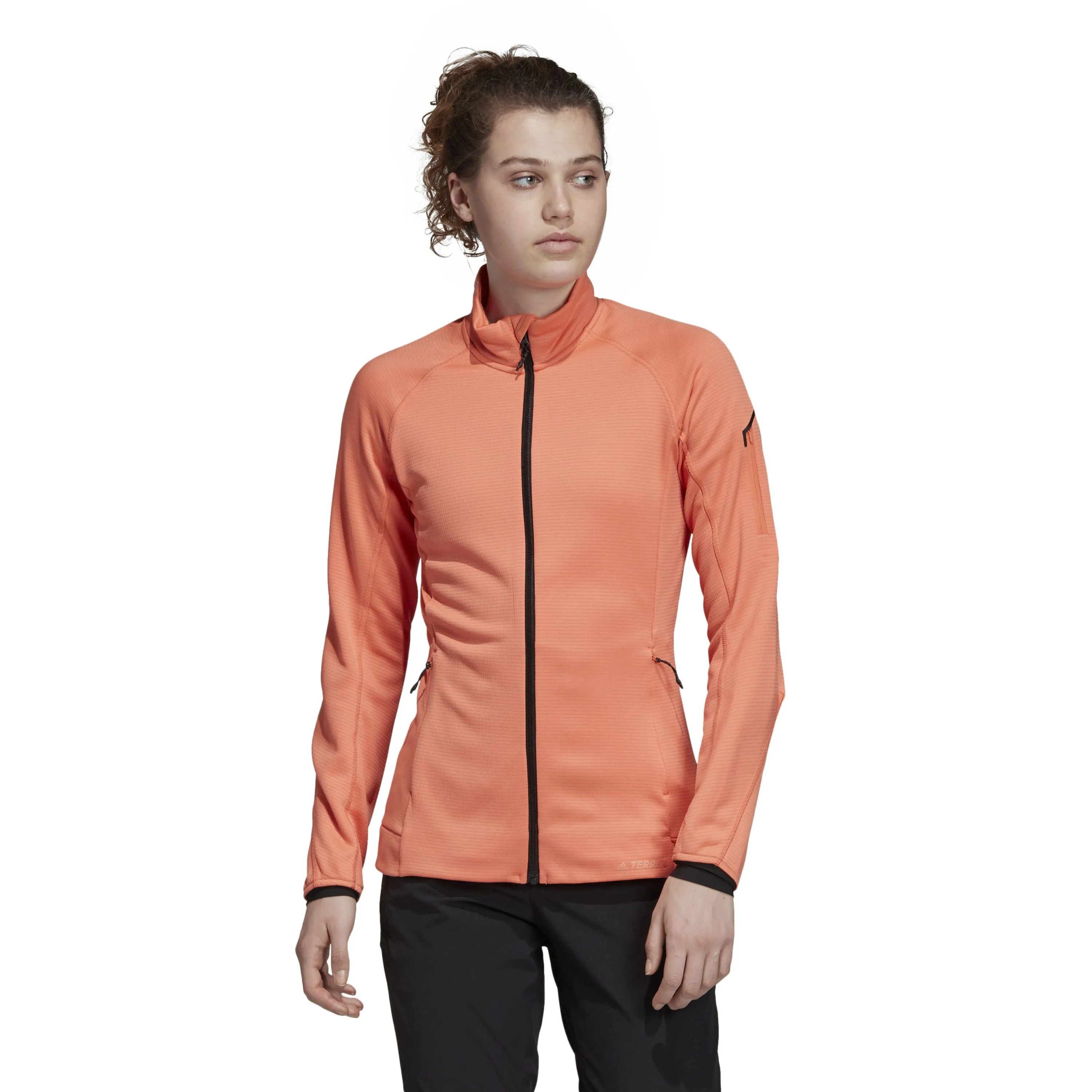 adidas Women's Stockhorn Fleece II Jacket Semi Coral L