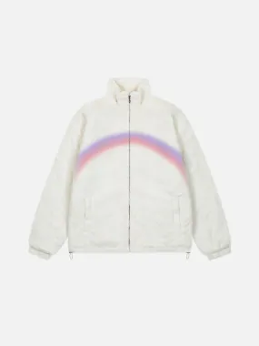 Aelfric Eden Gradient Rainbow Sherpa Coat