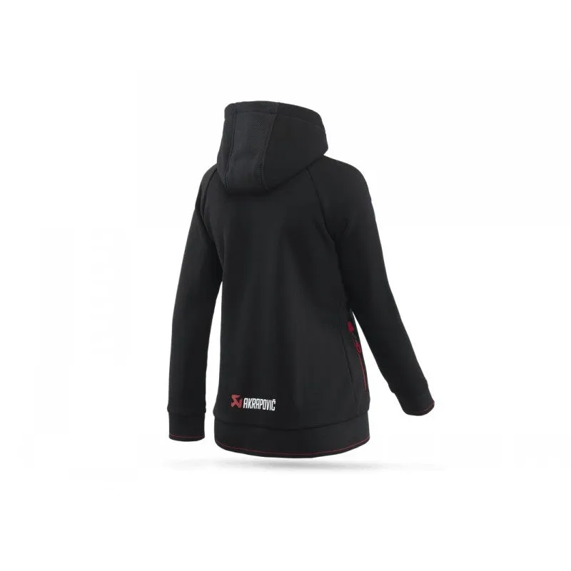 AKRAPOVIC 802063 Zip Hoodie Corpo Black Women M