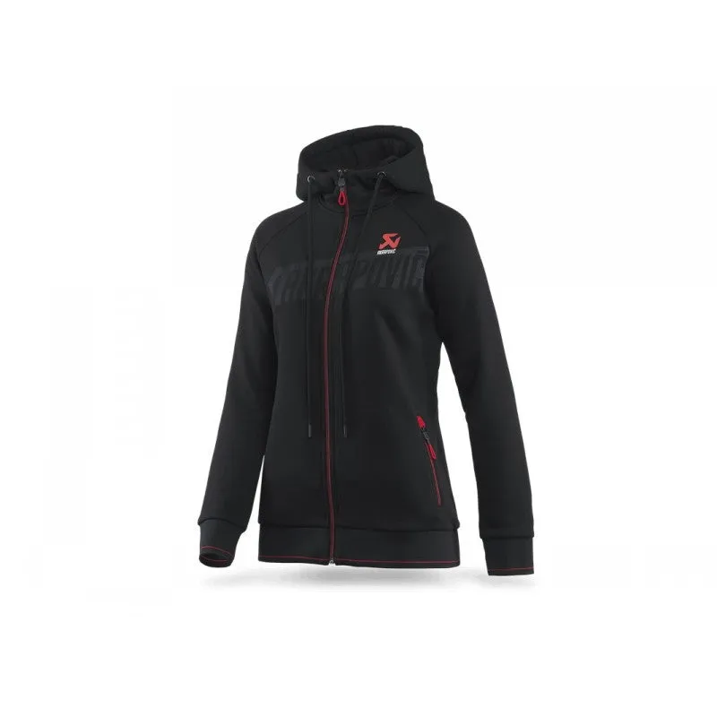 AKRAPOVIC 802063 Zip Hoodie Corpo Black Women M