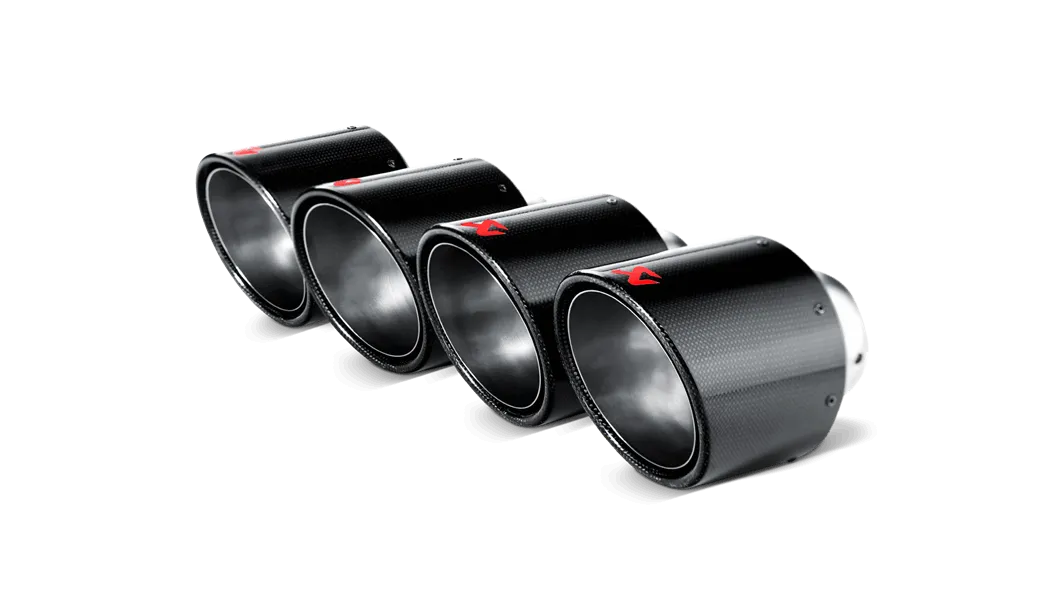 AKRAPOVIC TP-NIR35C Tail Pipe Set (Carbon, Dia 125 mm) for NISSAN GT-R (R35) 2008-2024