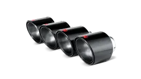 AKRAPOVIC TP-NIR35C Tail Pipe Set (Carbon, Dia 125 mm) for NISSAN GT-R (R35) 2008-2024