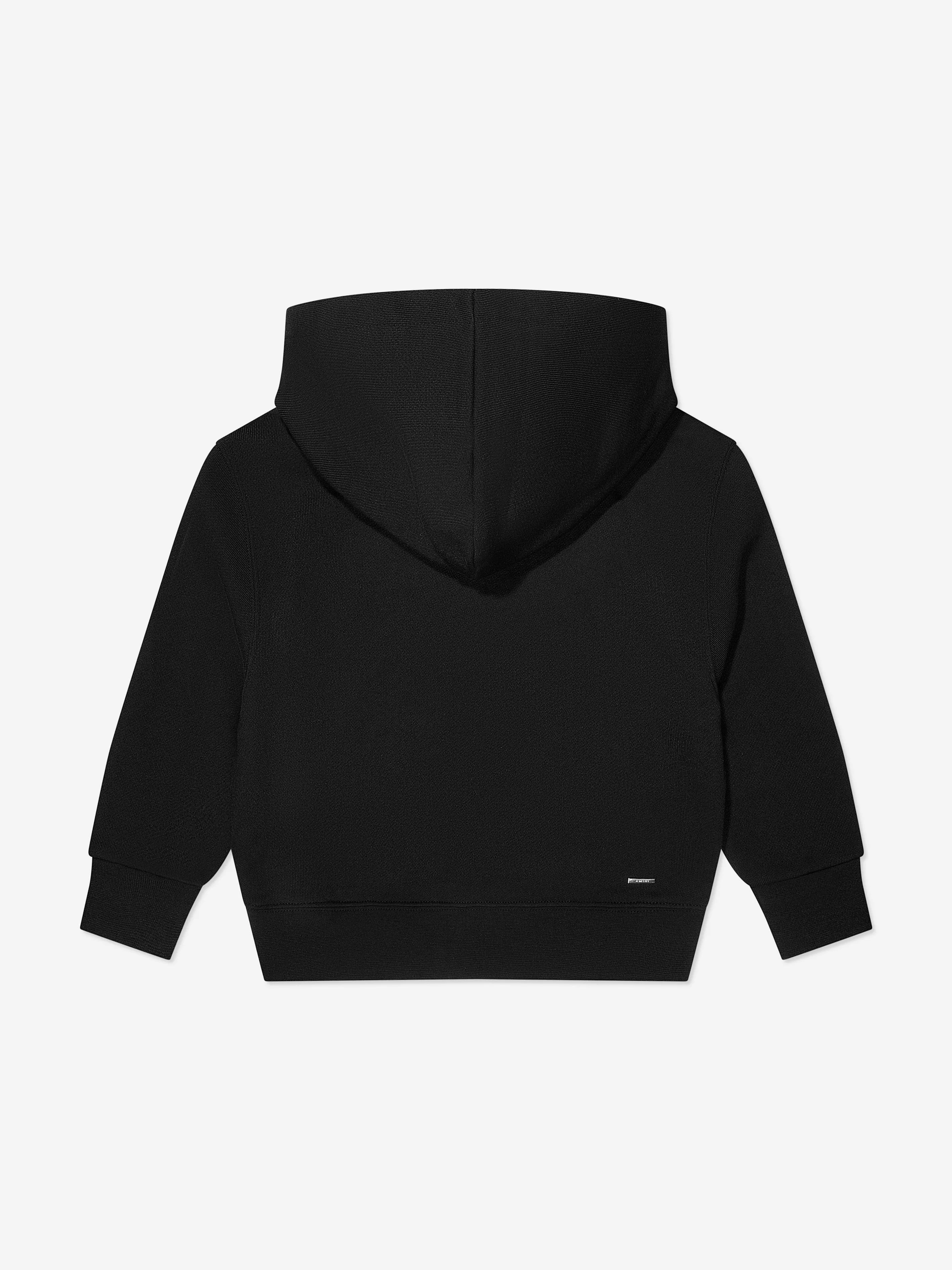 Amiri Kids Logo Gradient Bar Hoodie in Black