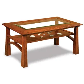 Artesa Amish Glass Coffee Table