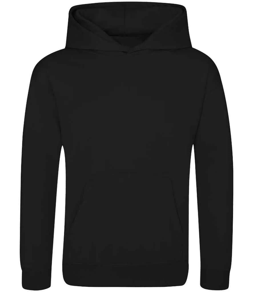 AWDis Kids Sports Polyester Hoodie | Jet Black