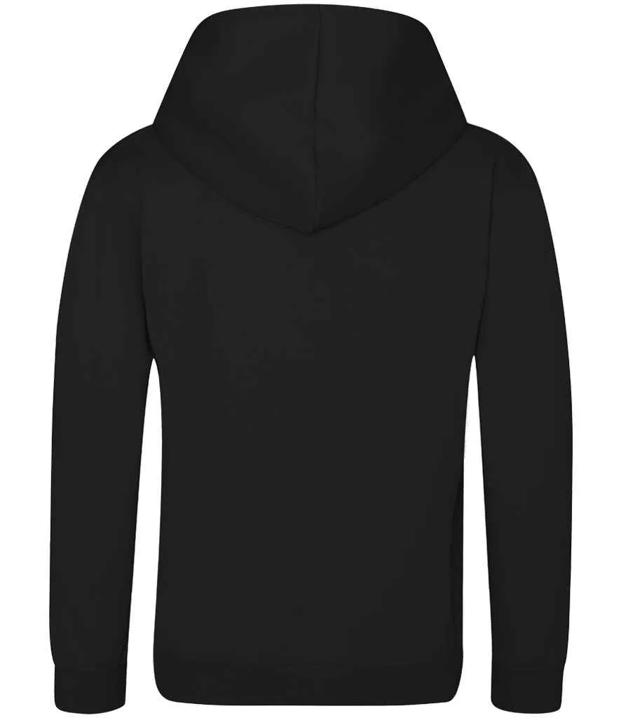 AWDis Kids Sports Polyester Hoodie | Jet Black