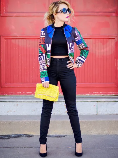 Aztec Tribal Colorful Fashion Retro Jacket