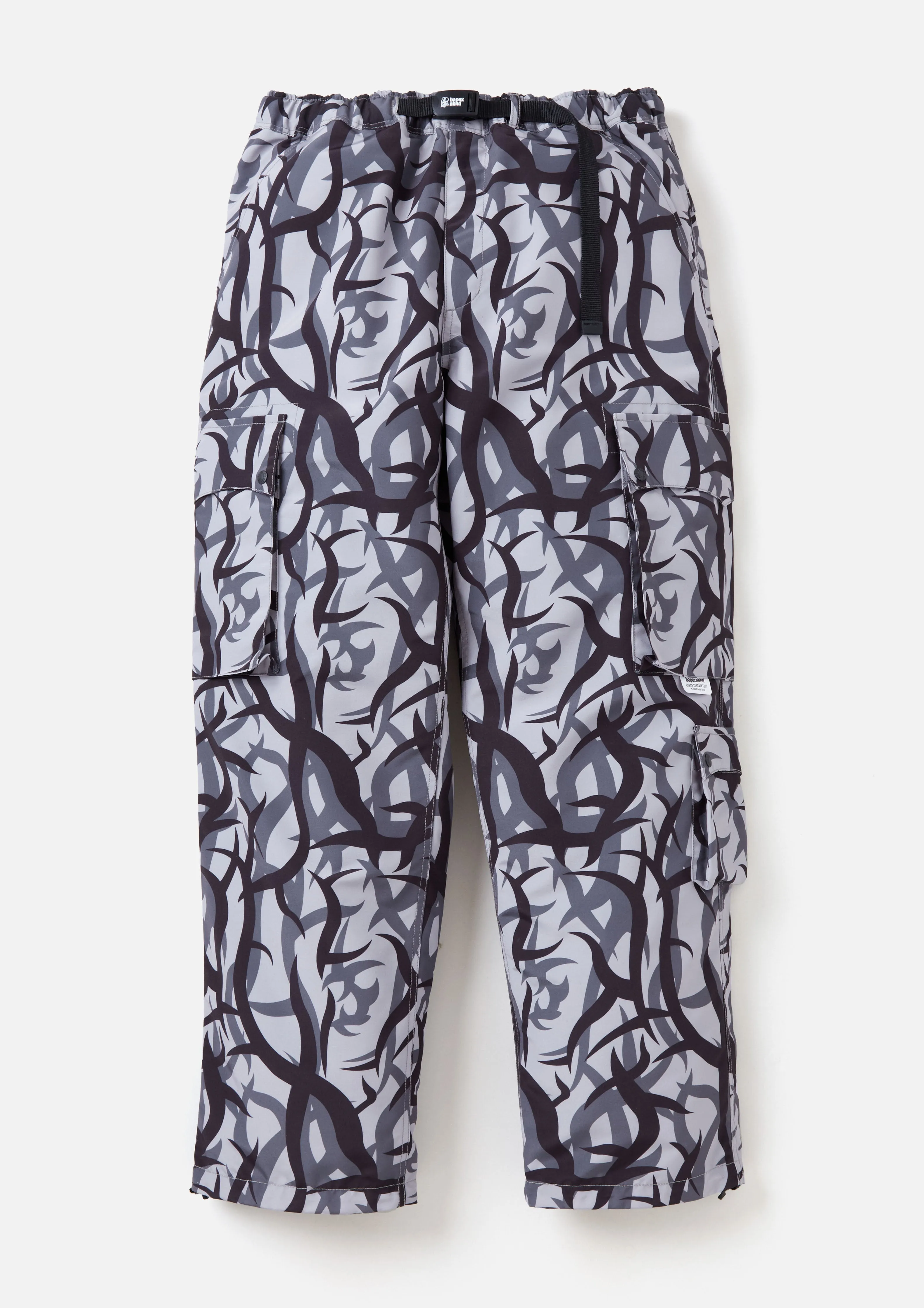 BAPE X NBHD - TRIAL CAMO MULTI POCKET TRACK PANTS