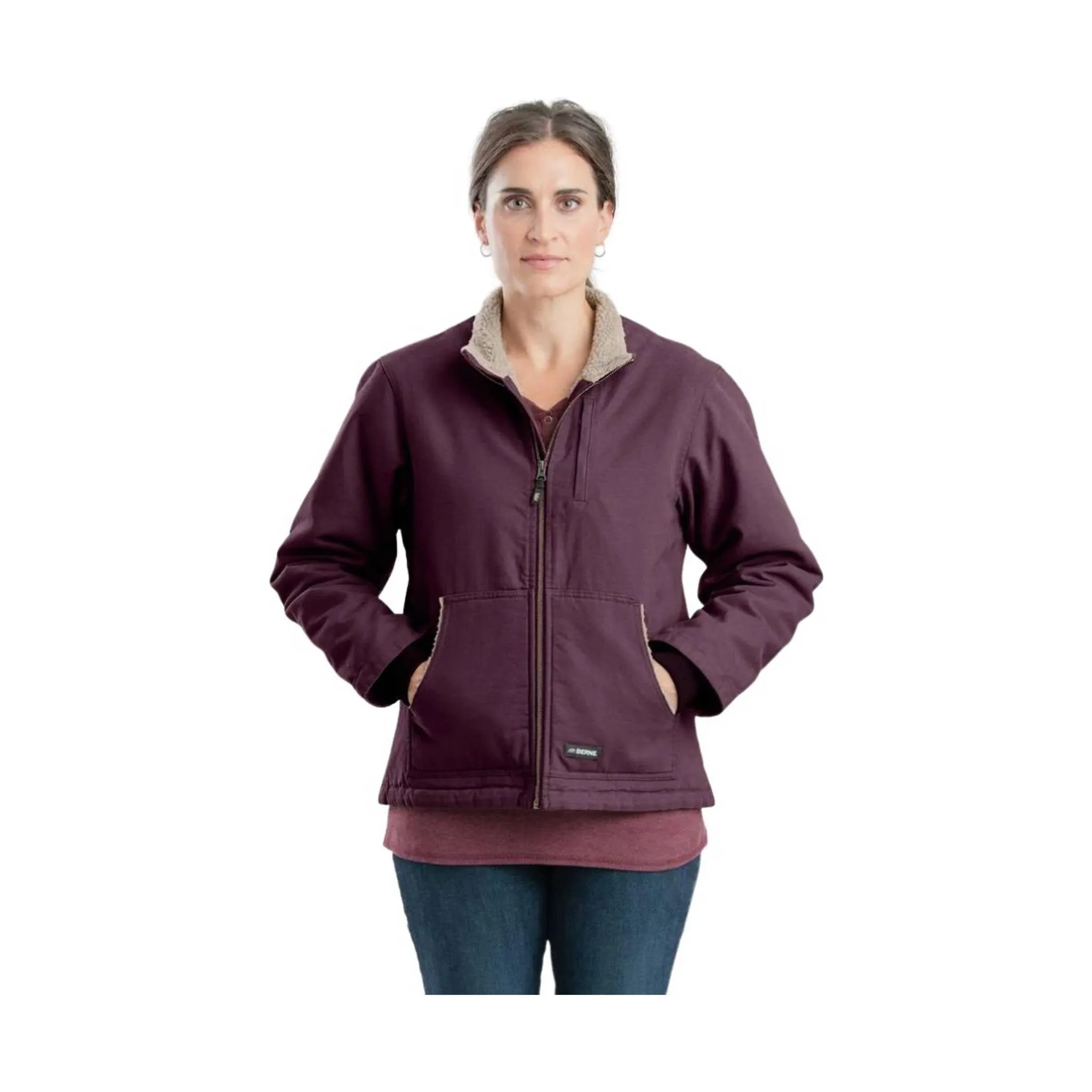 Berne Women's Canyon Lined Jacket - Maroon