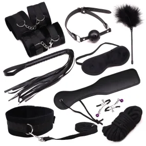 Black Couples Fantasy Bondage Kit