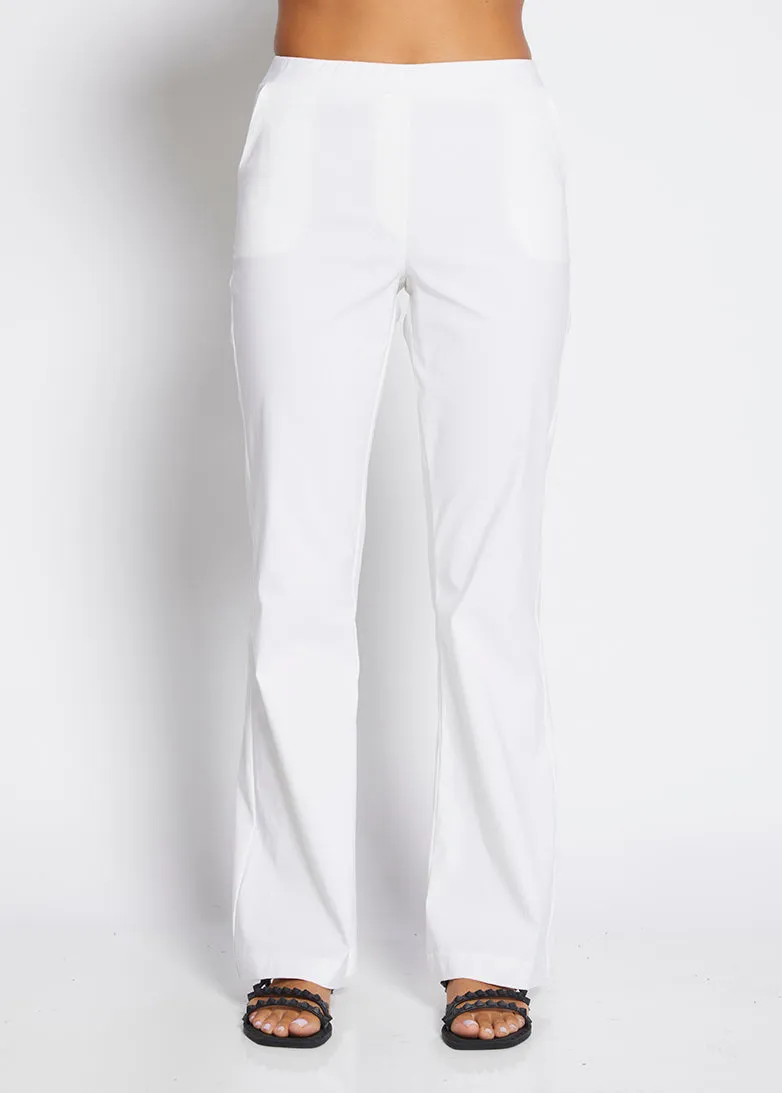 Bootie Bengaline Kick Flare pant in White