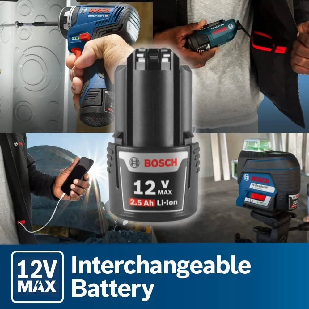 Bosch GHH12V-20SN12 12V Max Heated Hoodie Kit with Portable Power Adapter - Size Small