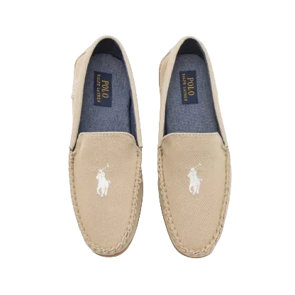 Brenan Polo Ralph Lauren Slip-on Shoe - Beige/Milkshake