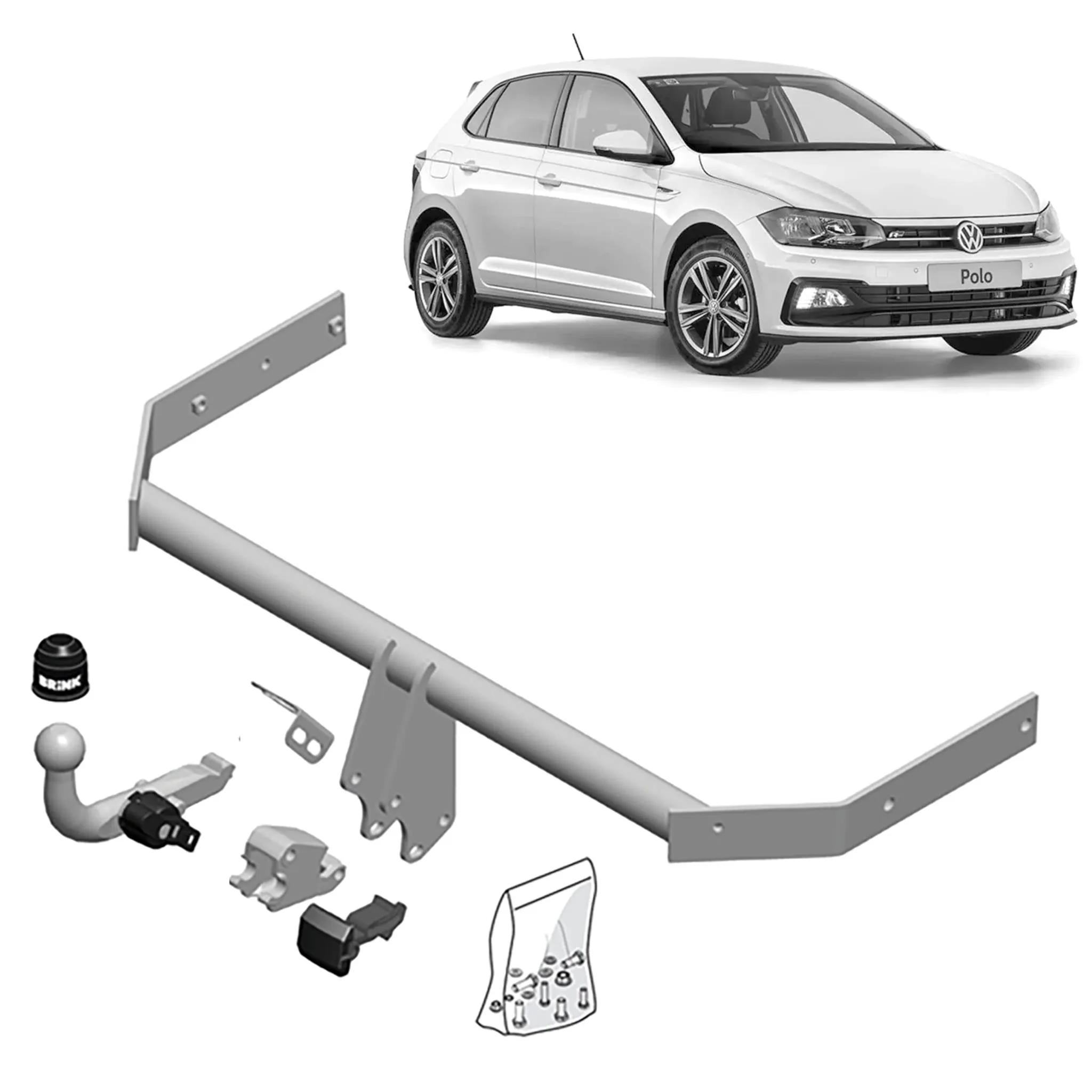 Brink Towbar for Volkswagen Polo (06/2009 - 04/2014)