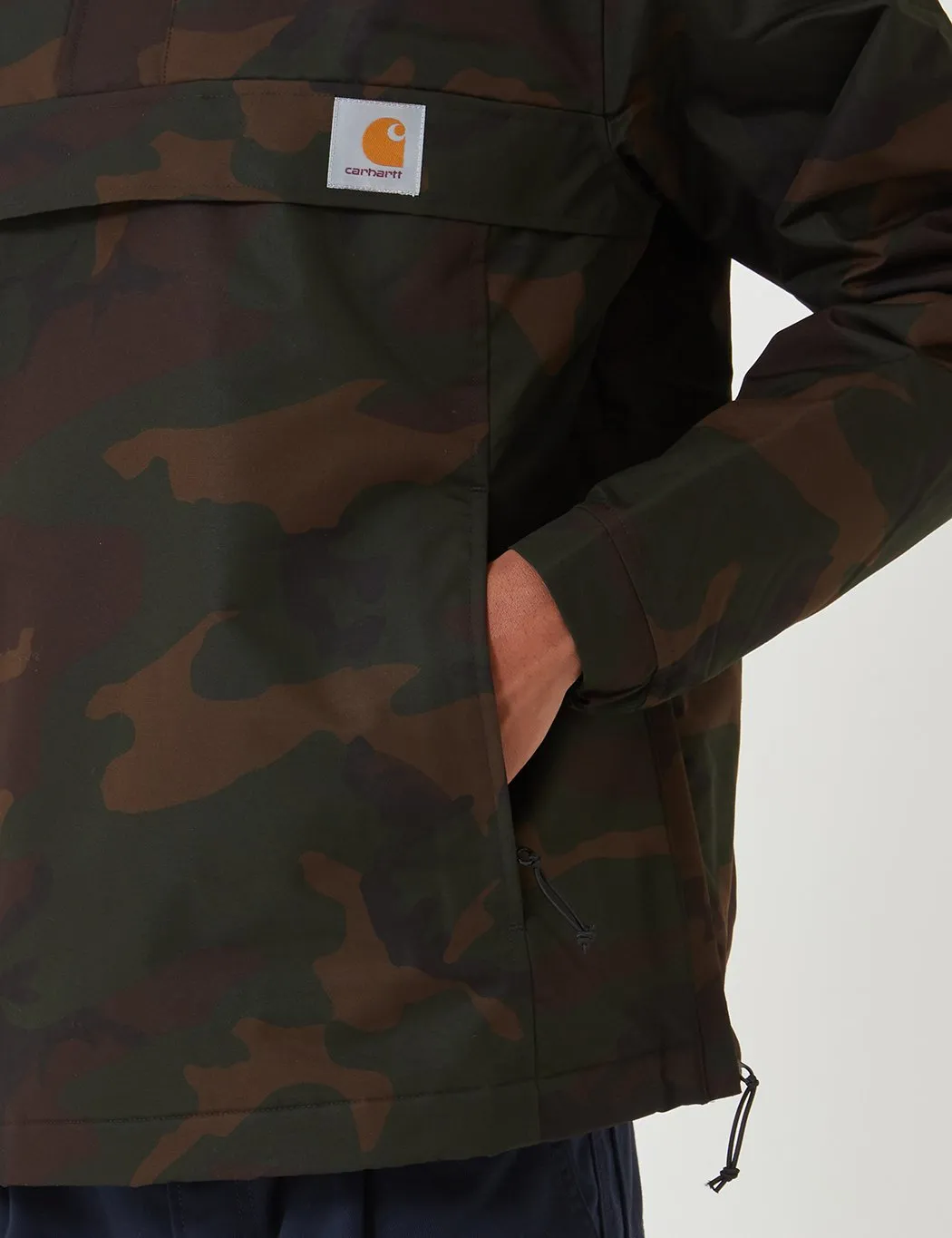 Carhartt-WIP Nimbus Half-Zip Jacket (Fleece Lined) - Camo Evergreen