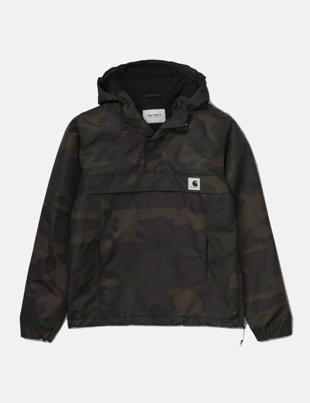 Carhartt-WIP Nimbus Half-Zip Jacket (Fleece Lined) - Camo Evergreen