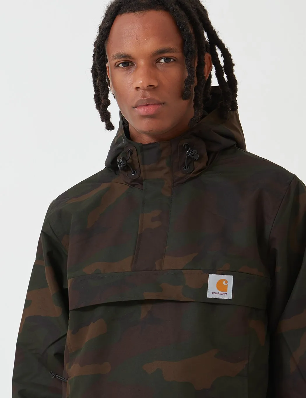 Carhartt-WIP Nimbus Half-Zip Jacket (Fleece Lined) - Camo Evergreen