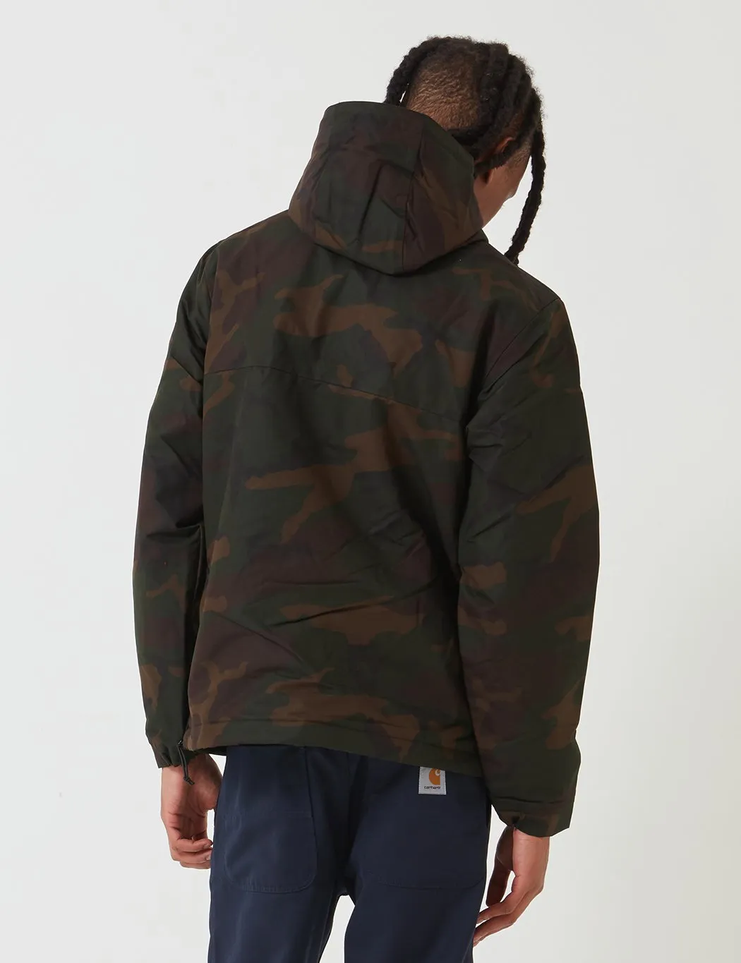 Carhartt-WIP Nimbus Half-Zip Jacket (Fleece Lined) - Camo Evergreen