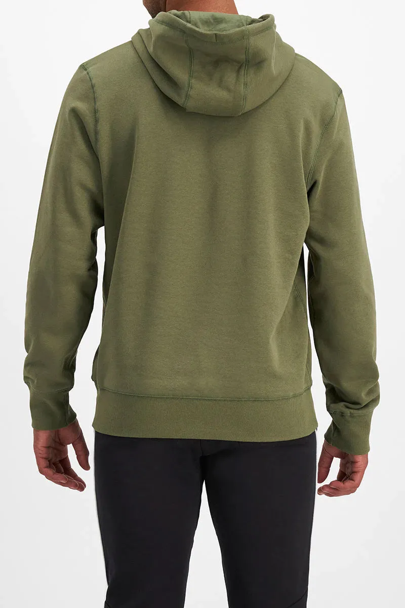 Champion Mens Script Hoodie - Green