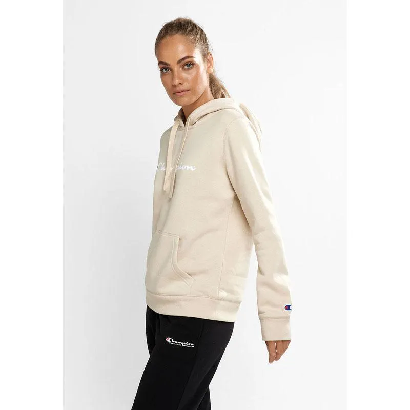 Champion Script Hoodie - Still Beige