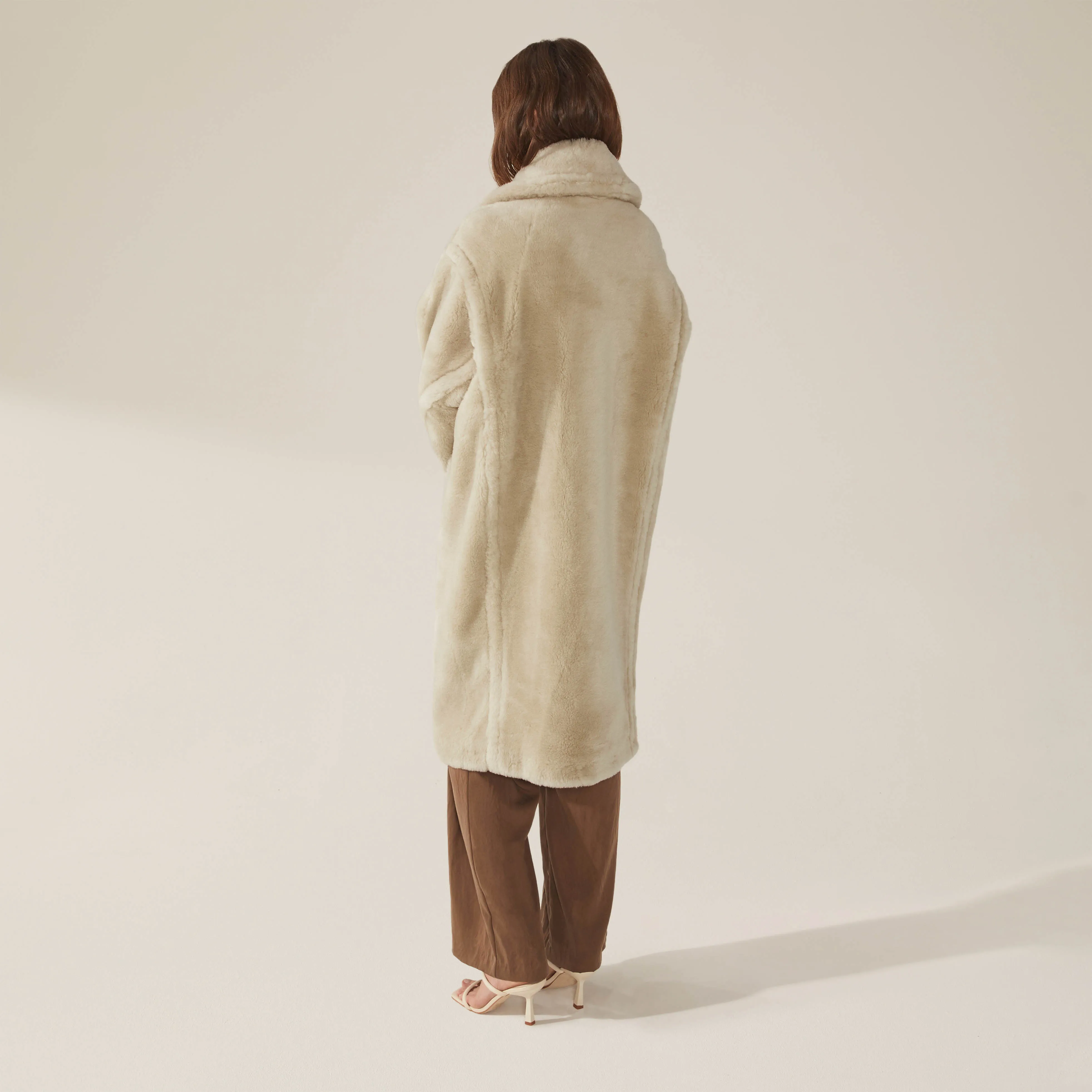 Charlotte Australian Wool Oversized Teddy Coat