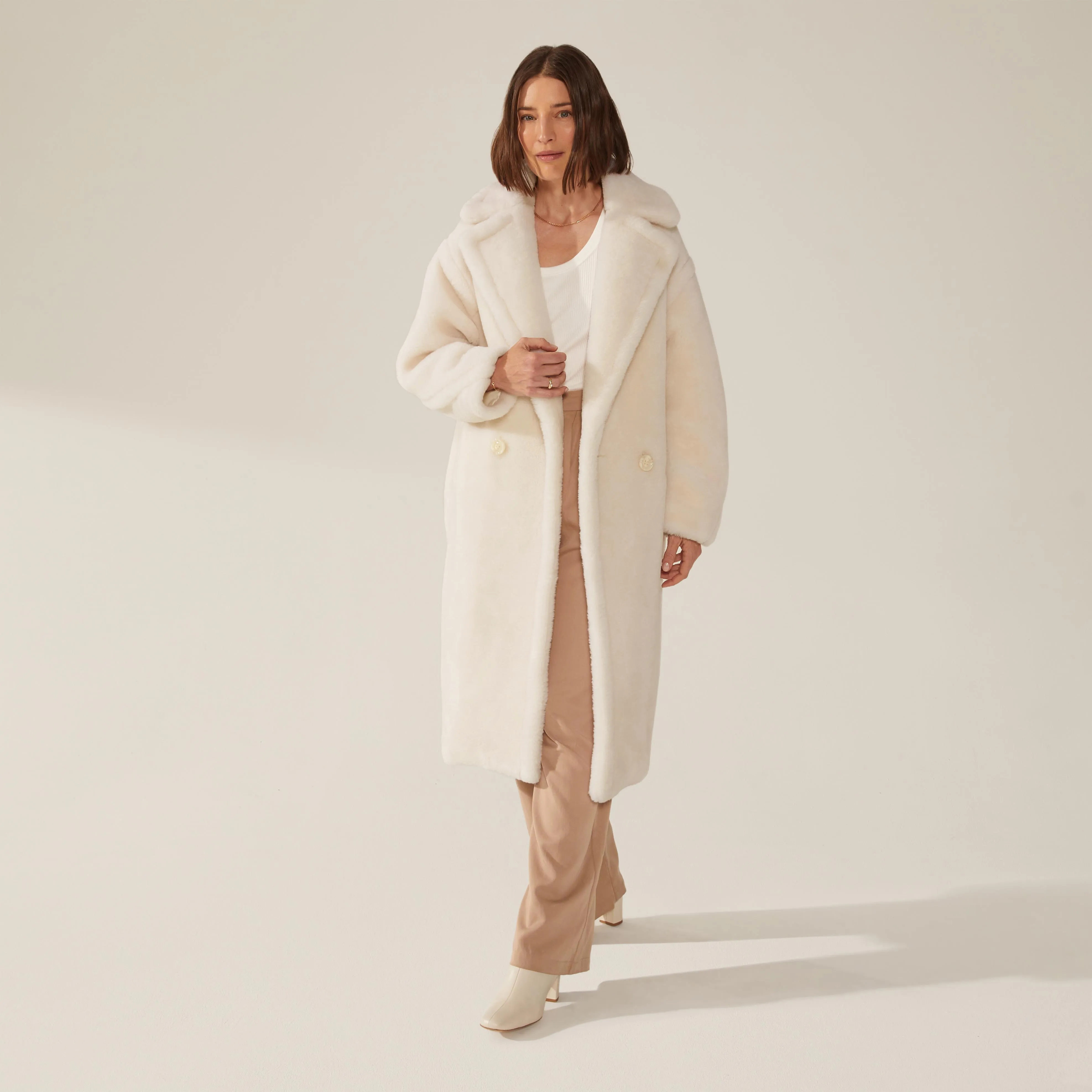 Charlotte Australian Wool Oversized Teddy Coat