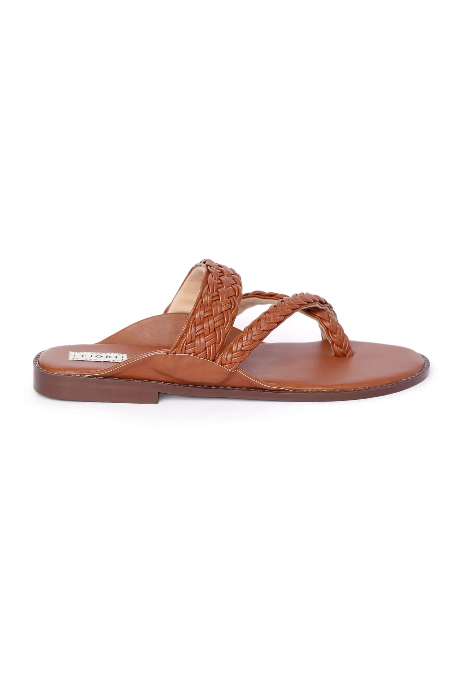 Cinnamon Handcrafted Cruelty-Free Leather Kolhapuri Inspired Chappals