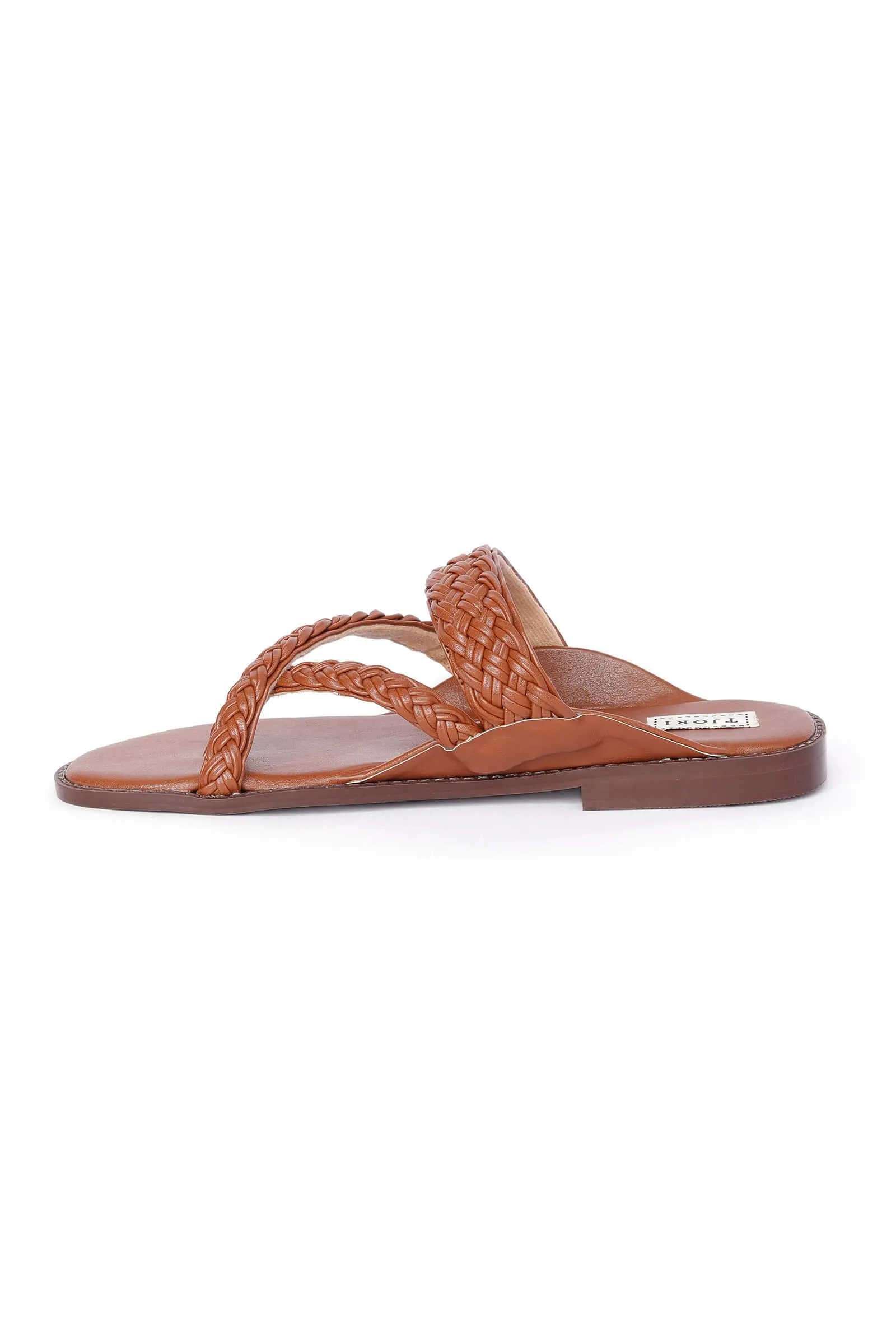 Cinnamon Handcrafted Cruelty-Free Leather Kolhapuri Inspired Chappals