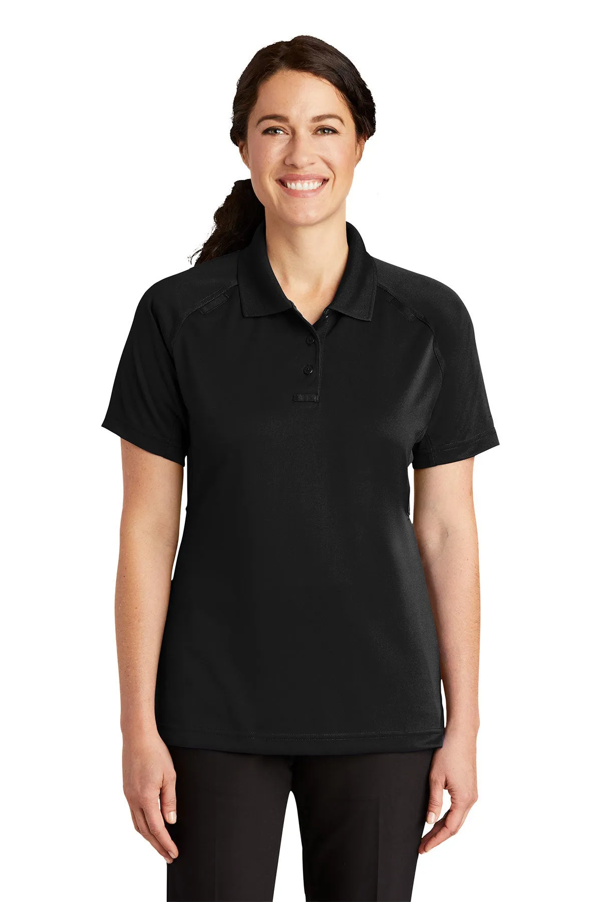 CornerStone Ladies Tactical Polo, Black