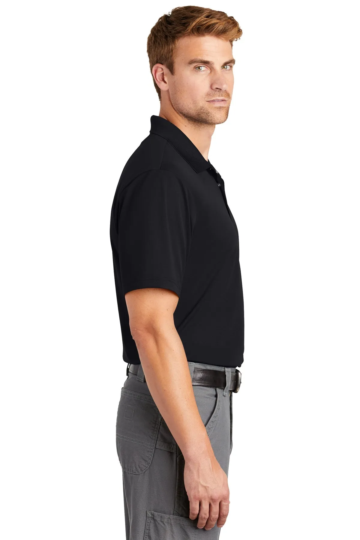 CornerStone Micropique Gripper Polo, Black