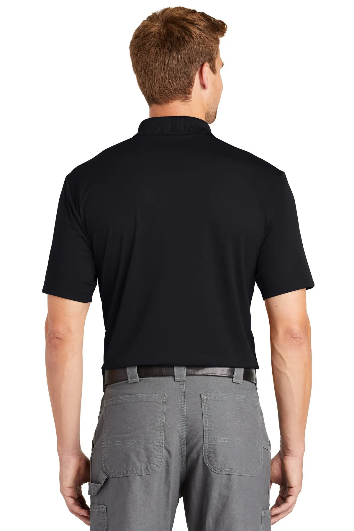 CornerStone Micropique Gripper Polo, Black