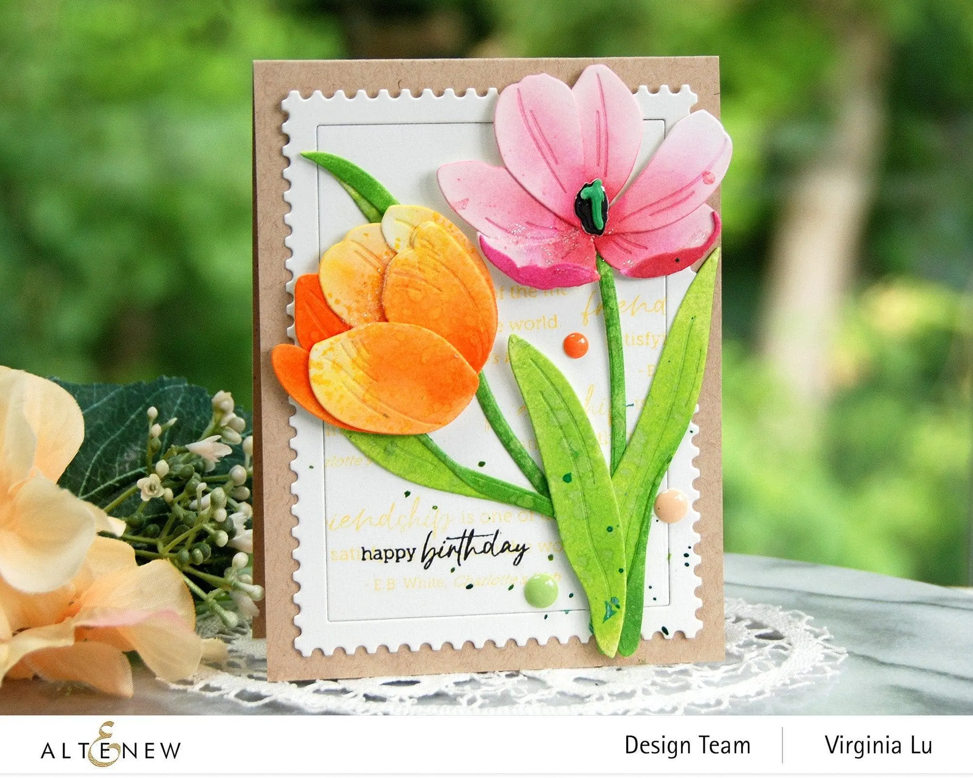 Craft-A-Flower: Tulip Full Bloom Layering Die Set