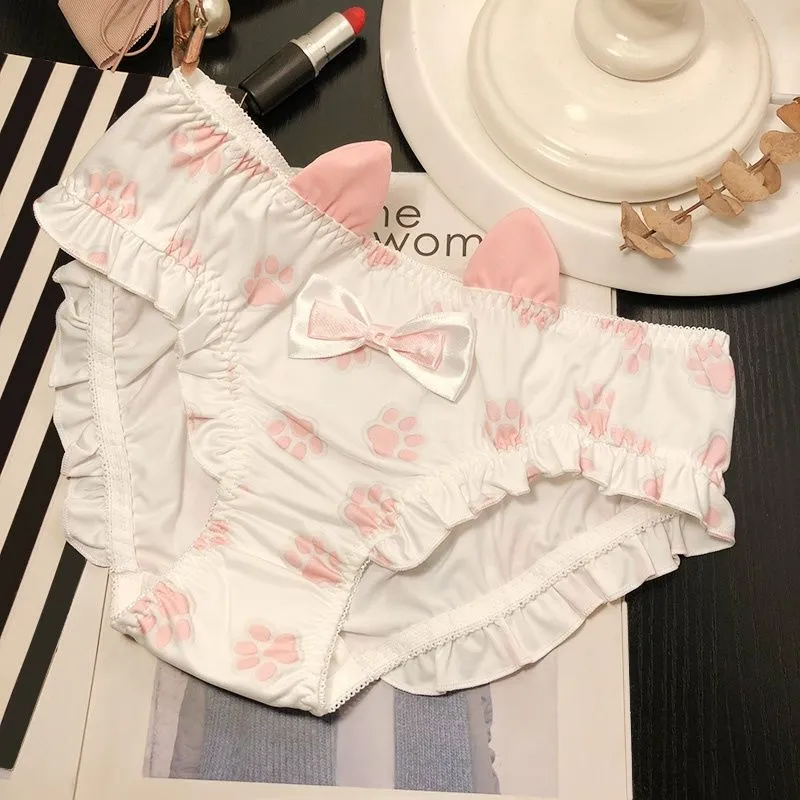 Cute Womens Paw Paw Kitty Panties