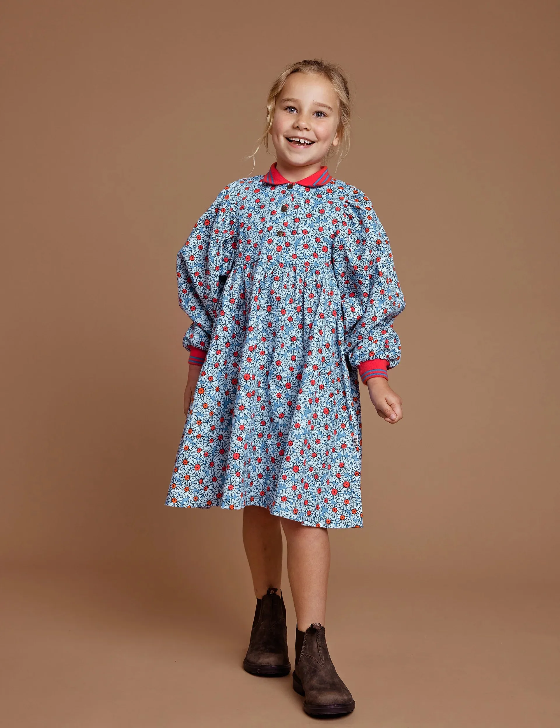 Dixie Daisy Relaxed Corduroy Shirt Dress