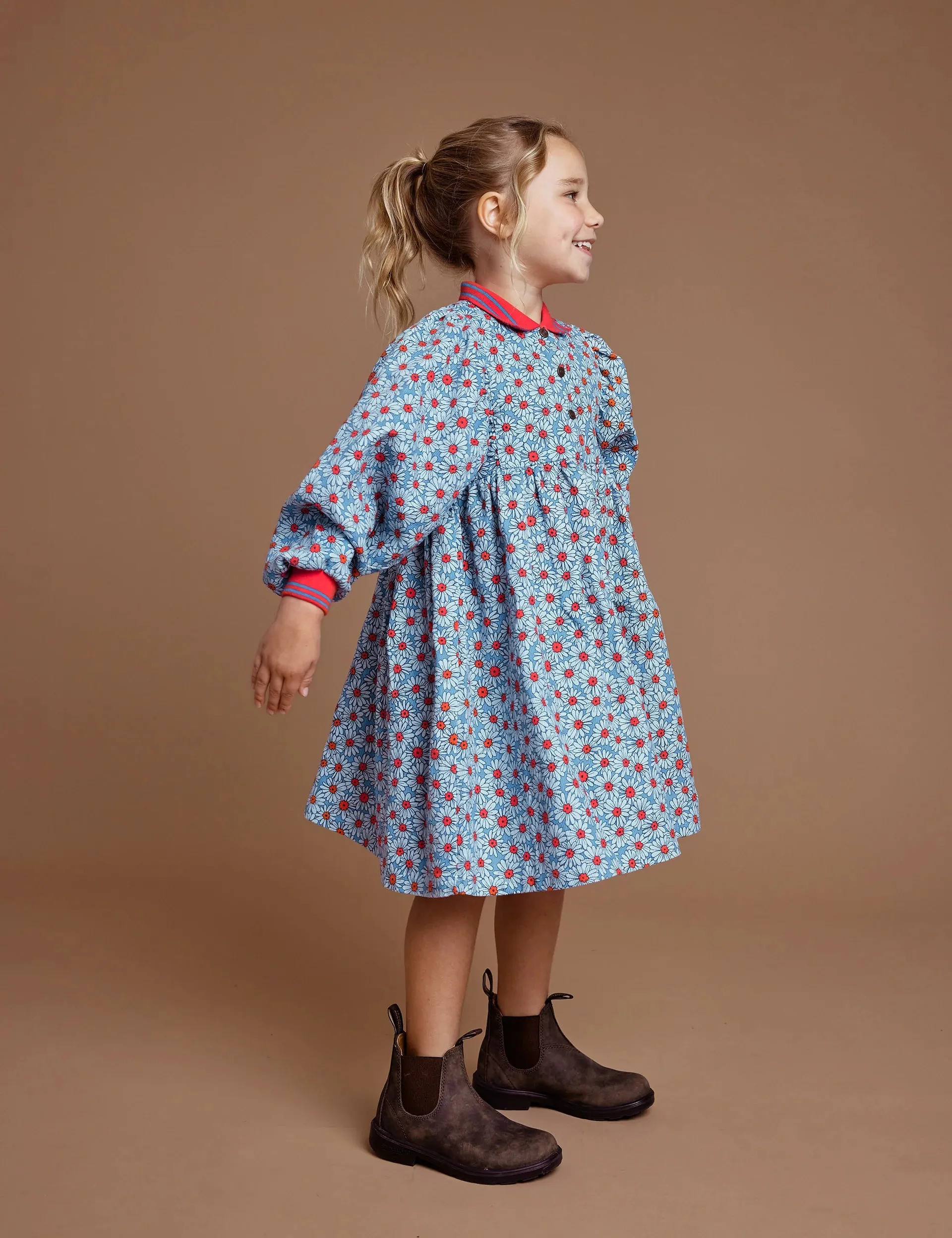 Dixie Daisy Relaxed Corduroy Shirt Dress