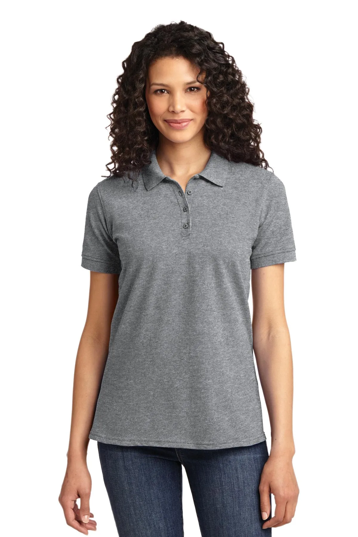 DSST Aurora Owls Ladies Pique Polo.