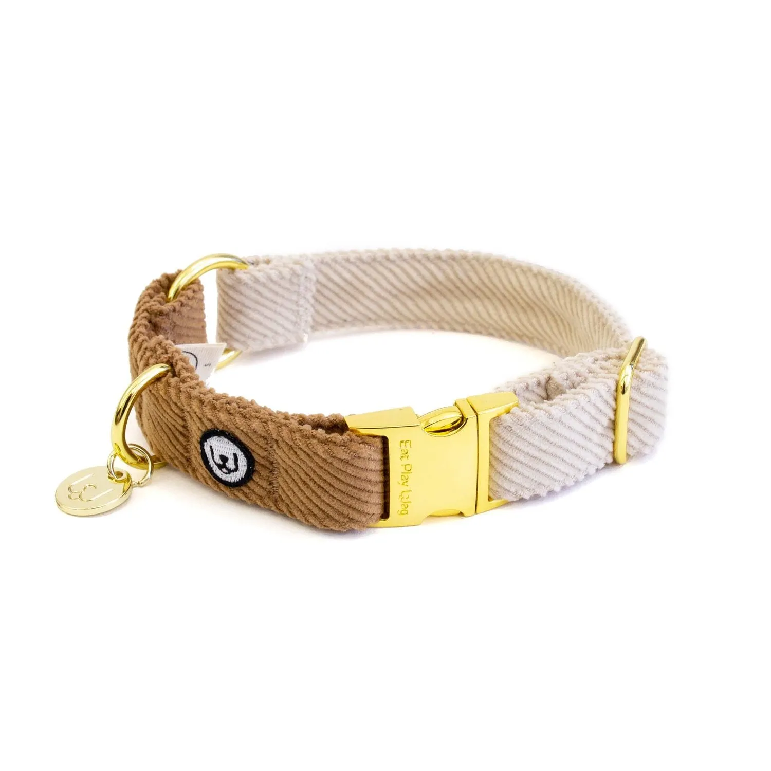 EatPlayWag Cappuccino Corduroy Collar