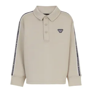 Emporio Armani Taupe Polo