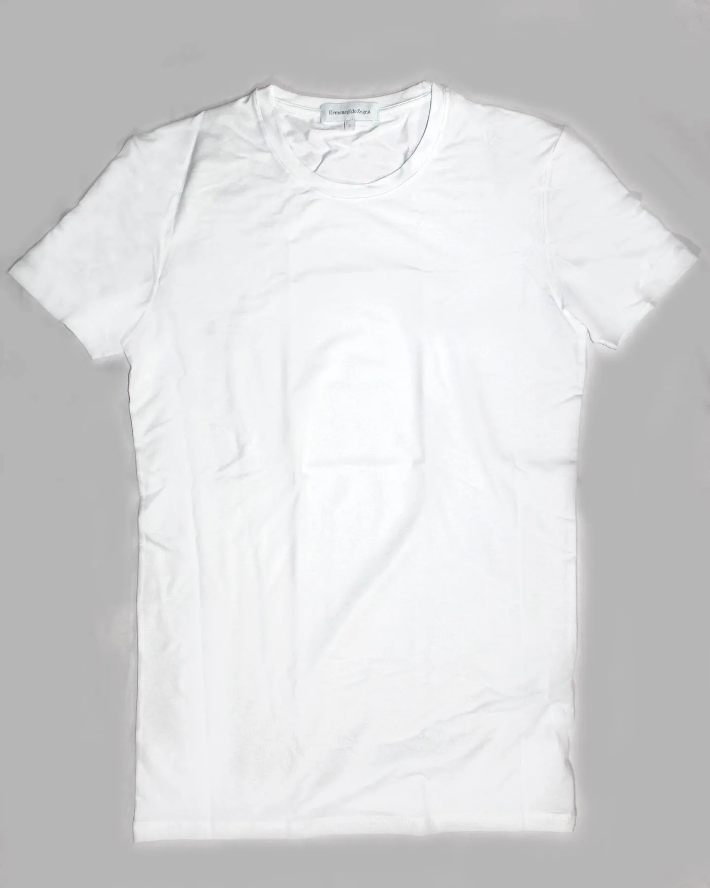 Ermenegildo Zegna T-Shirt Round Neck White Micromodal Men XXXL