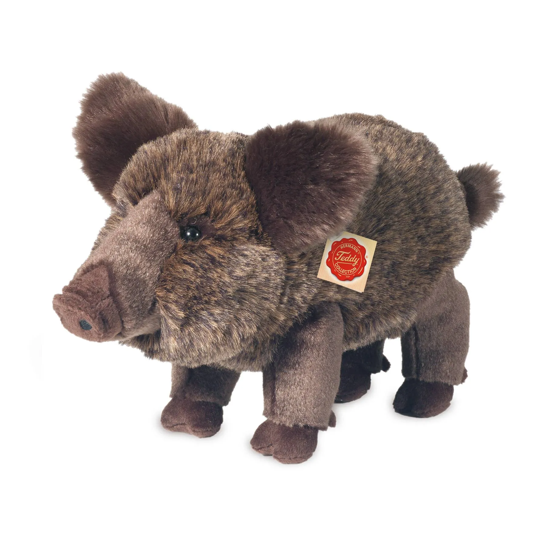 European Wild Boar 30 cm Fluffy Plush Animal by Teddy Hermann