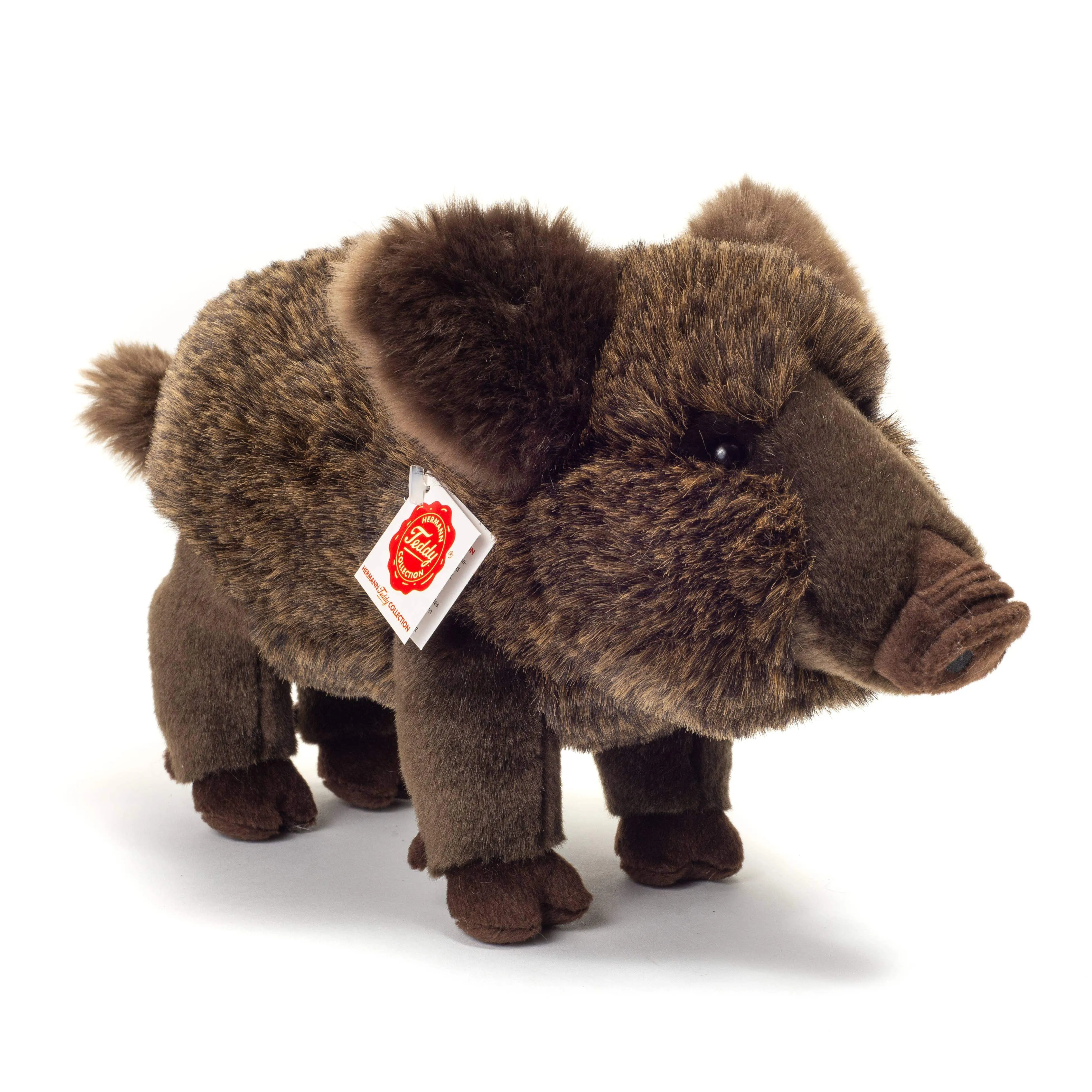 European Wild Boar 30 cm Fluffy Plush Animal by Teddy Hermann