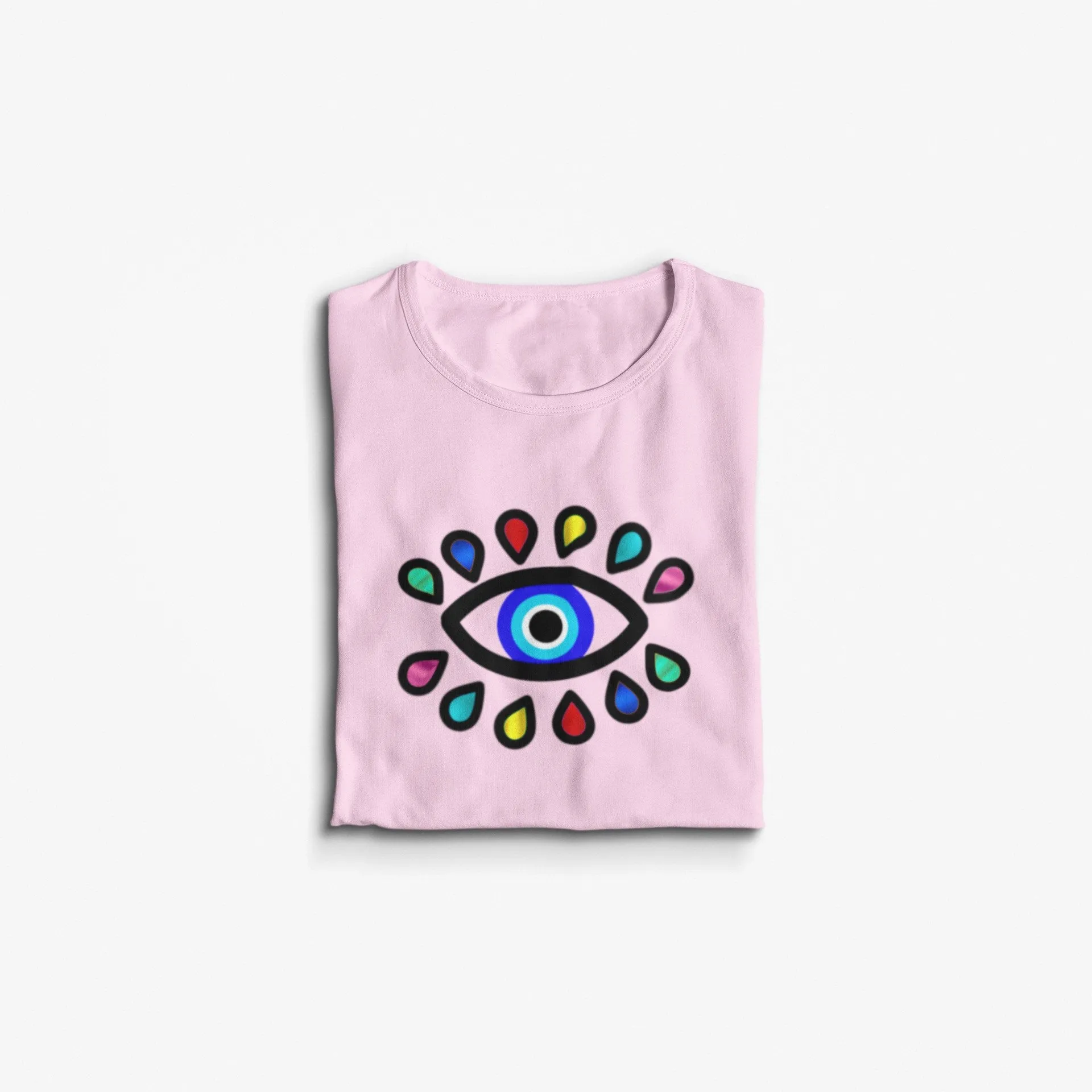 Evil Eye T shirt, Colorful T shirt