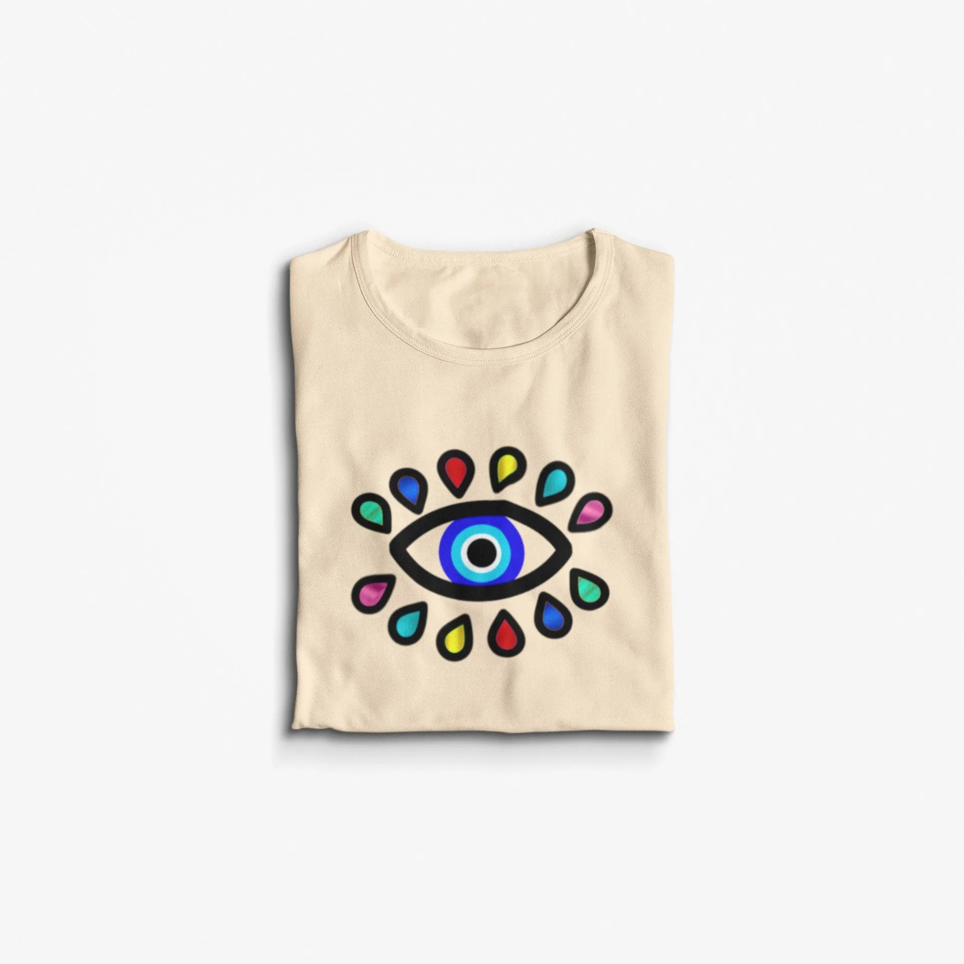 Evil Eye T shirt, Colorful T shirt