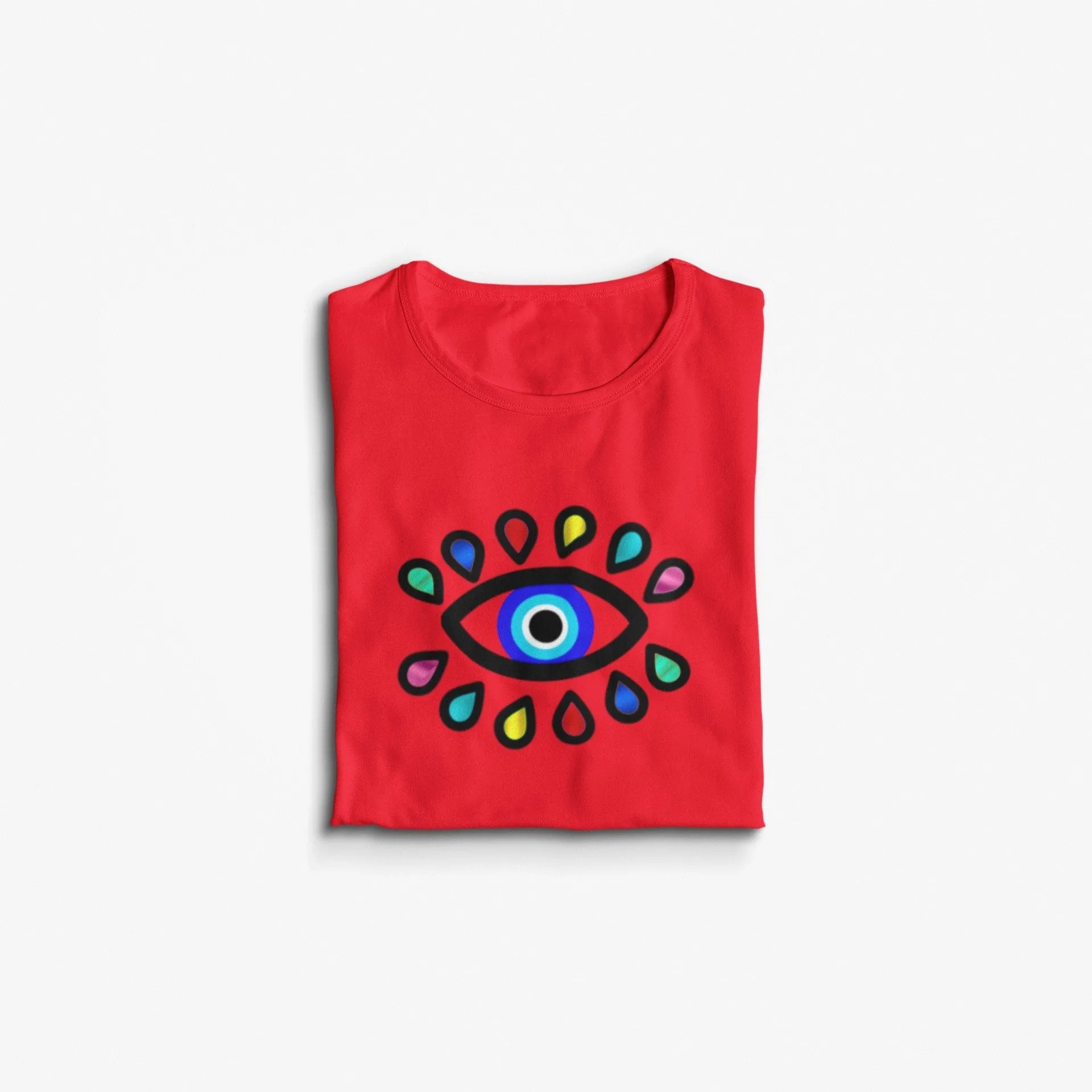 Evil Eye T shirt, Colorful T shirt