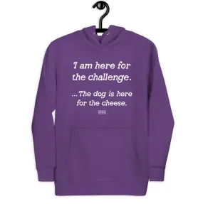 FLASH DEAL: challenge / cheese unisex hoodie - PURPLE XL