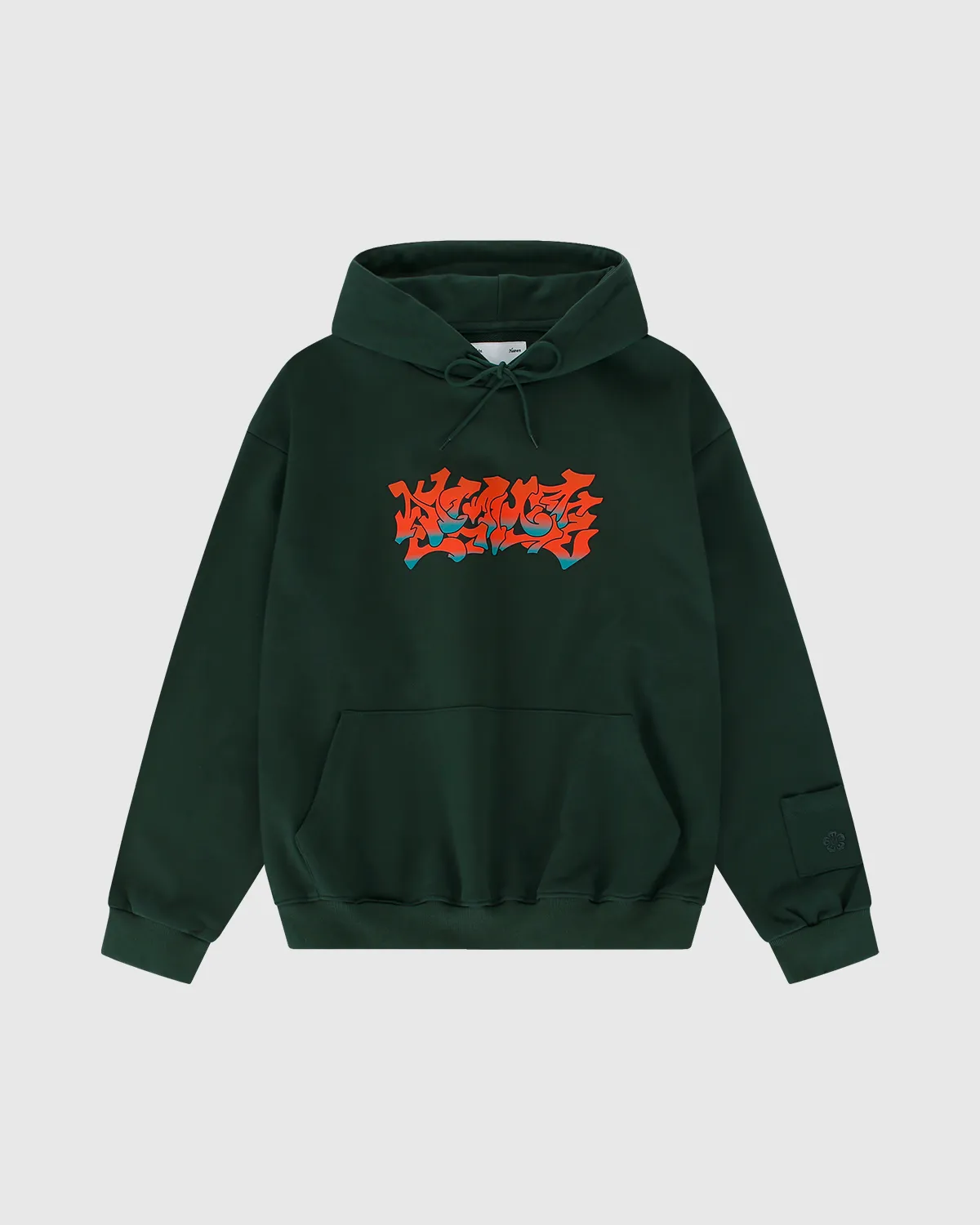 Forest Green Graffiti Logo Hoodie