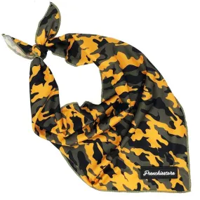 Frenchiestore Dog Cooling Bandana | Mustard Ultimate Camo