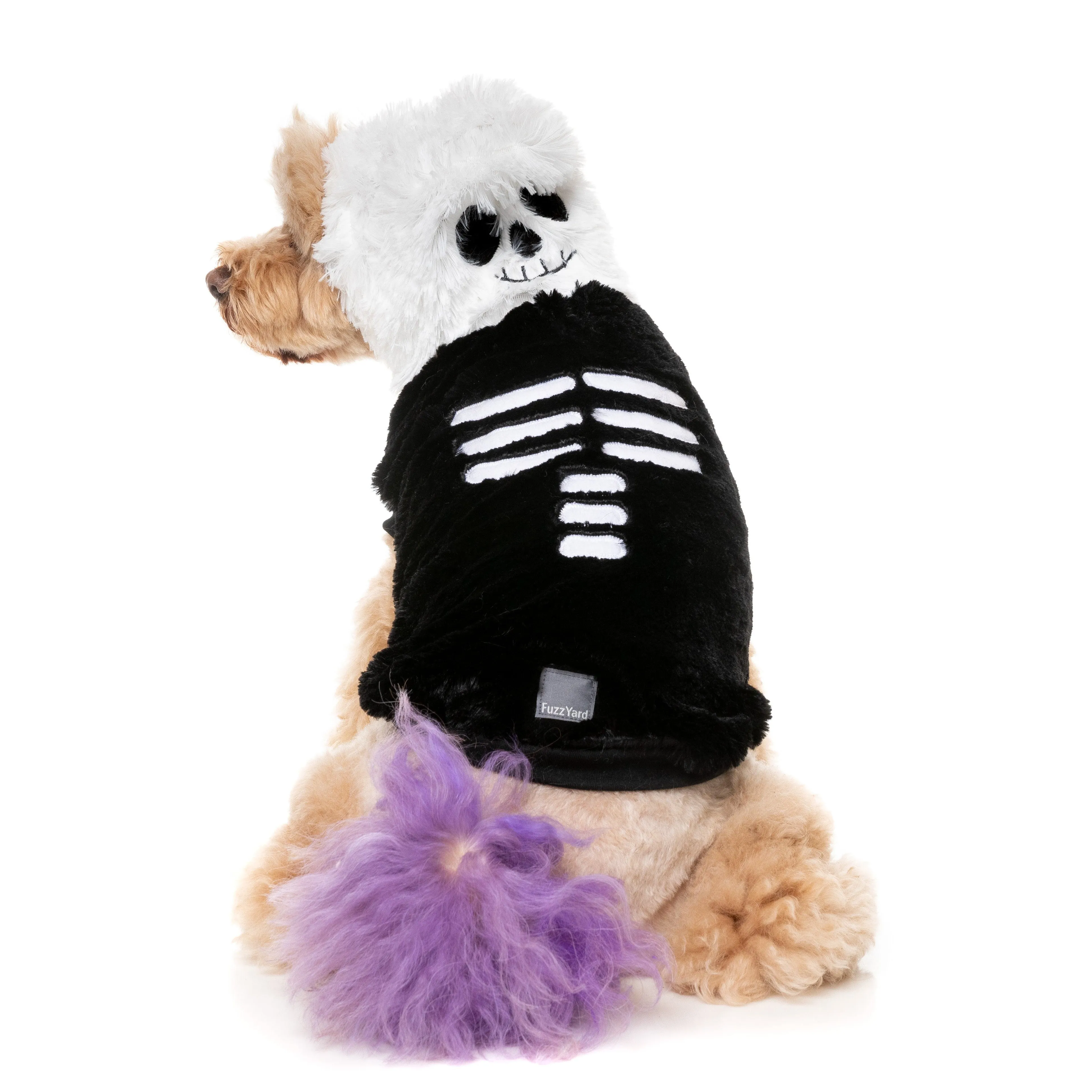 FuzzYard Halloween Dog Apparel Jerry Spinefield Hoodie Size 5