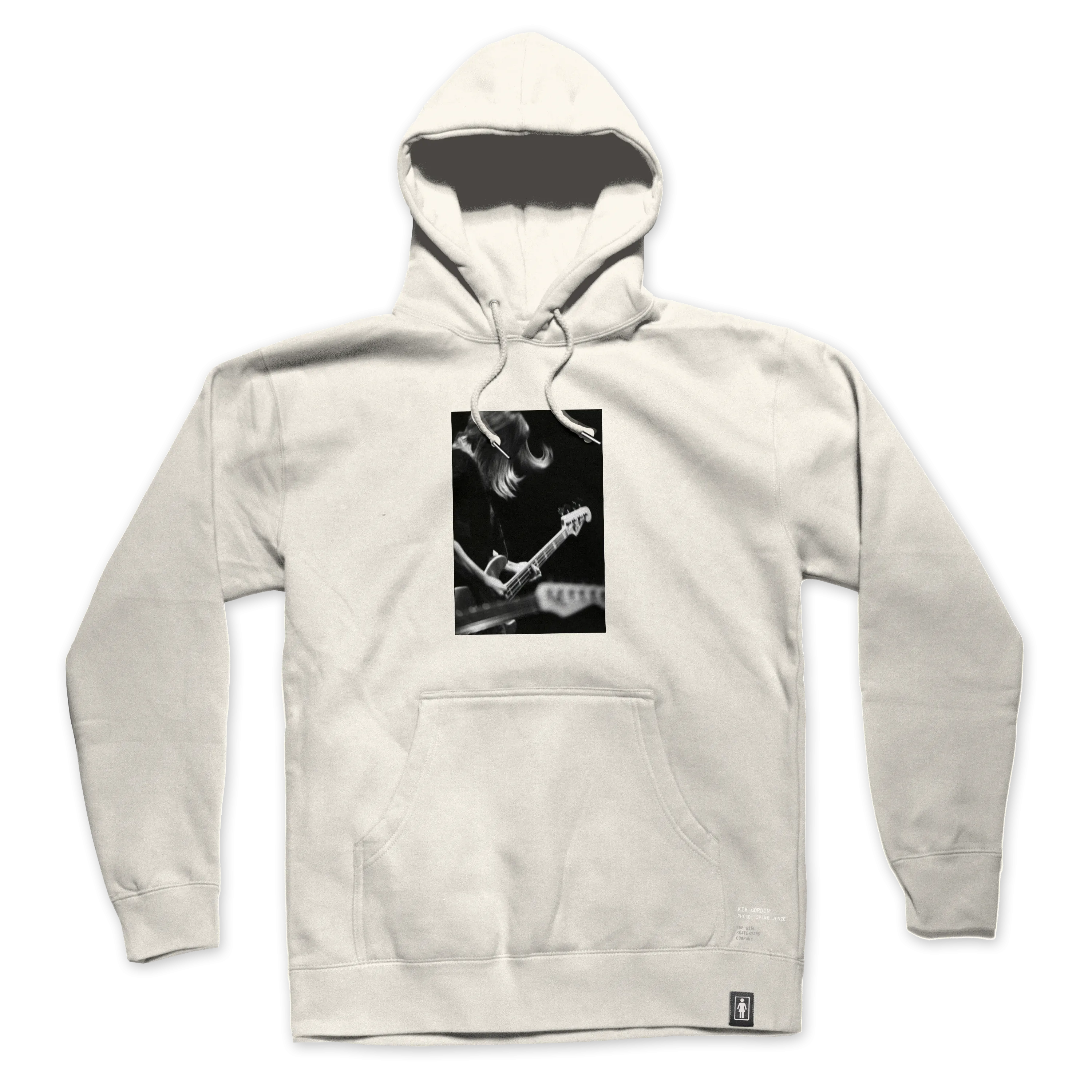 Girl Shot by Spike Kim Gordon Hoodie White